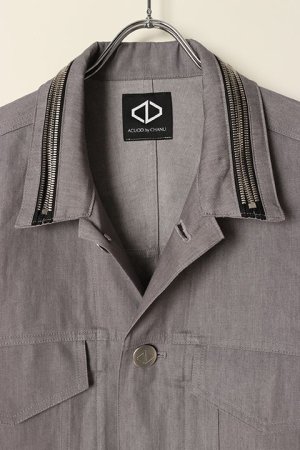 画像2: 【 30%OFF セール132,000円→92,400円】 ACUOD by CHANU アクオド バイ チャヌ Over Jean Jacket{-BCS}