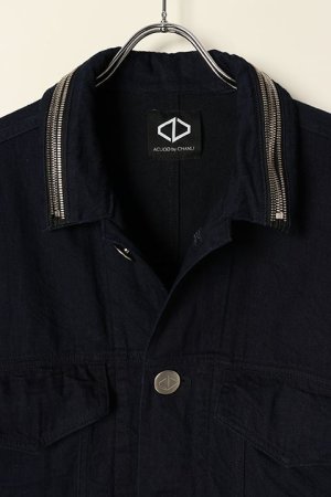 画像2: 【 30%OFF セール132,000円→92,400円】 ACUOD by CHANU アクオド バイ チャヌ Over Jean Jacket{-BCS}