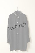 {SOLD}ACUOD by CHANU アクオド バイ チャヌ Suede Button Shirts{AC-22AW-SDBTST-BLK-BBA}