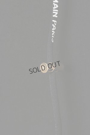 画像3: {SOLD}BALMAIN バルマン BF1 JERSEY BALMAIN FLOCK DETAIL CROPPED HOODIE{-BCS}