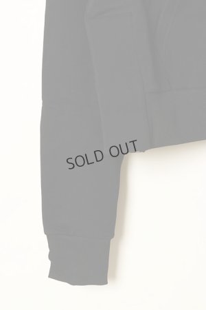画像6: {SOLD}BALMAIN バルマン BF1 JERSEY BALMAIN FLOCK DETAIL CROPPED HOODIE{-BCS}