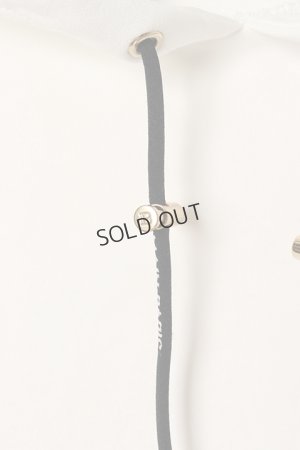 画像3: {SOLD}BALMAIN バルマン BF1 JERSEY BALMAIN FLOCK DETAIL CROPPED HOODIE{-BCS}