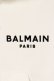 画像5: {SOLD}BALMAIN バルマン BF1 JERSEY BALMAIN FLOCK DETAIL CROPPED HOODIE{-BCS}
