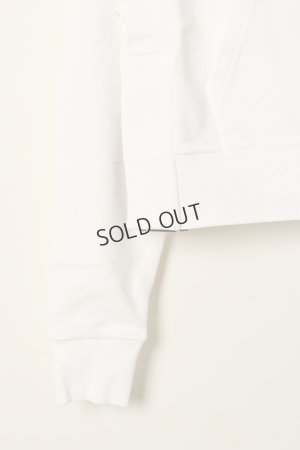 画像6: {SOLD}BALMAIN バルマン BF1 JERSEY BALMAIN FLOCK DETAIL CROPPED HOODIE{-BCS}