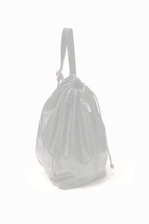 画像2:  {SOLD} ATTACHMENT アタッチメント シンセティックレザー バケットバッグ{-BFS}