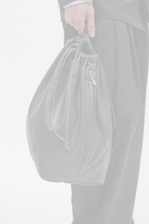 画像1:  {SOLD} ATTACHMENT アタッチメント シンセティックレザー バケットバッグ{-BFS}