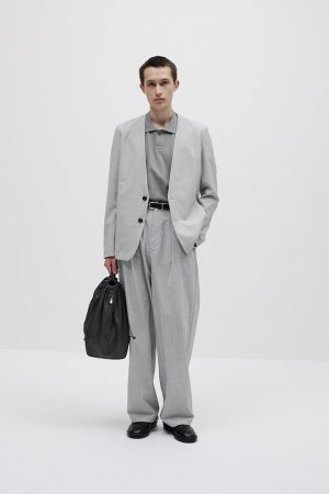 画像6: ATTACHMENT アタッチメント シンセティックレザー バケットバッグ{-BFS}