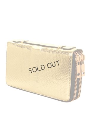 画像2: {SOLD}AIZEA アイセア Double Zippy Wallet（Pinkgold Zip）{-AGA}