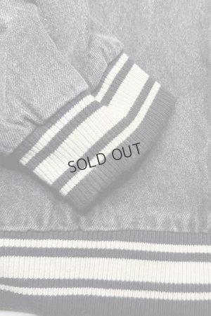 画像7: {SOLD}a good bad influence アグッドバッドインフルエンス DENIM VARSITY JACKET{-BEA}