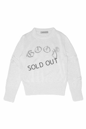 画像1: a good bad influence アグッドバッドインフルエンス GOOD LOGO SWEATER{-BEA}