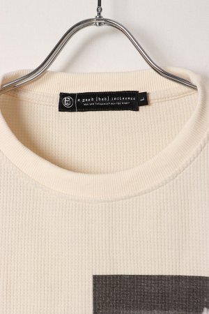 画像2: a good bad influence アグッドバッドインフルエンス DON’T LOOK WAFFLE LONG SLEEVE T-SHIRT{-BEA}