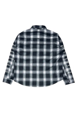 画像2: a good bad influence アグッドバッドインフルエンス CHECKER WITHIN SHIRT{-BEA}