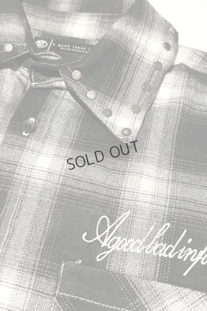 画像3: {SOLD}a good bad influence アグッドバッドインフルエンス CHECKER WITHIN SHIRT{-BEA}