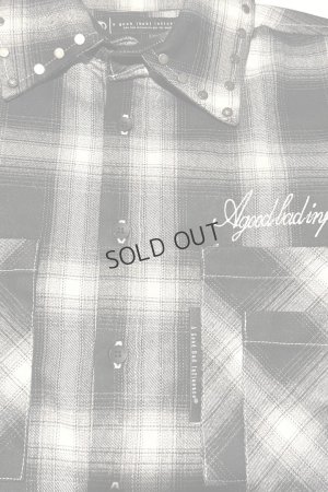 画像4: {SOLD}a good bad influence アグッドバッドインフルエンス CHECKER WITHIN SHIRT{-BEA}