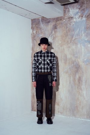 画像7: a good bad influence アグッドバッドインフルエンス CHECKER WITHIN SHIRT{-BEA}