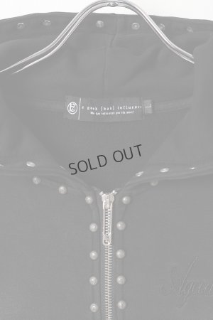 画像2: {SOLD}a good bad influence アグッドバッドインフルエンス ORIGINAL STUDSED HOODIE{-BES}