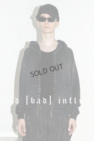 画像10: {SOLD}a good bad influence アグッドバッドインフルエンス ORIGINAL STUDSED HOODIE{-BES}
