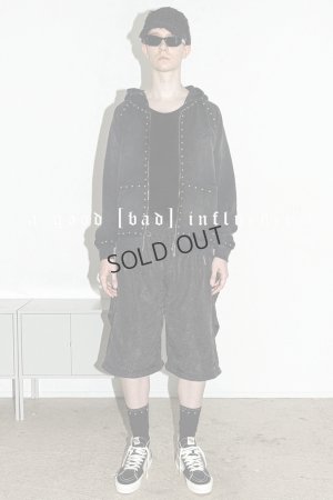 画像11: {SOLD}a good bad influence アグッドバッドインフルエンス ORIGINAL STUDSED HOODIE{-BES}