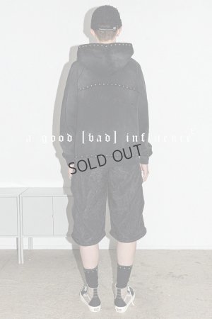 画像13: {SOLD}a good bad influence アグッドバッドインフルエンス ORIGINAL STUDSED HOODIE{-BES}