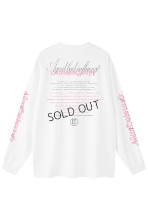 画像2: {SOLD}a good bad influence アグッドバッドインフルエンス 99 MOOD L/S T-SHIRT{-BES}