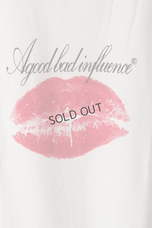 画像3: {SOLD}a good bad influence アグッドバッドインフルエンス KISS OF LIFE T-SHIRT{-BES}