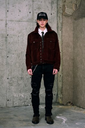 画像7: a good bad influence アグッドバッドインフルエンス SUEDE JACKET{-BFA}