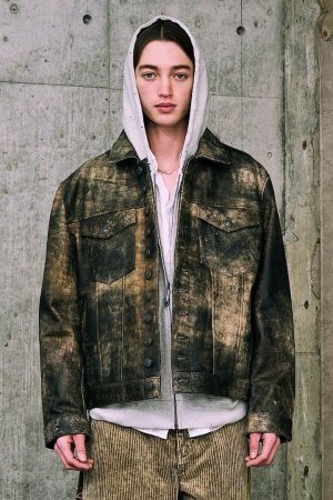 画像6: a good bad influence アグッドバッドインフルエンス VINTAGE AGED LEATHER JACKET{-BFA}