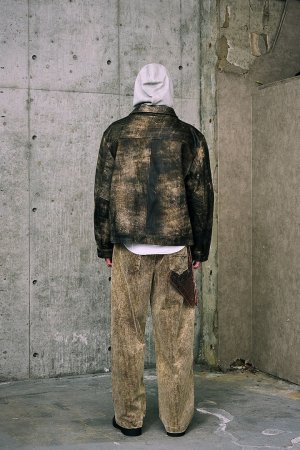 画像8: a good bad influence アグッドバッドインフルエンス VINTAGE AGED LEATHER JACKET{-BFA}