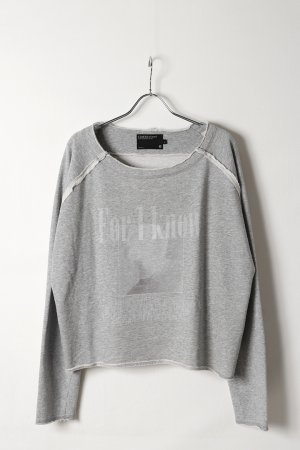 画像1: a good bad influence アグッドバッドインフルエンス FOR I KNOW Faded Lightweight Sweatshirt{-BFA}