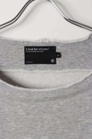 画像2: a good bad influence アグッドバッドインフルエンス FOR I KNOW Faded Lightweight Sweatshirt{-BFA}