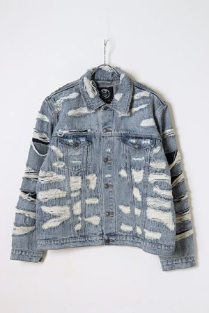 画像1: a good bad influence アグッドバッドインフルエンス REPAIRED DENIM JACKET{-BBA}