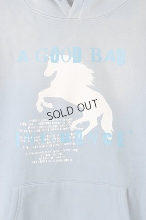 画像2: {SOLD}a good bad influence アグッドバッドインフルエンス HORSE LOGO GRADATION HOODIE{-BBA}
