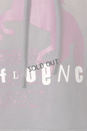 画像3: {SOLD}a good bad influence アグッドバッドインフルエンス HORSE LOGO GRADATION HOODIE{-BBA}
