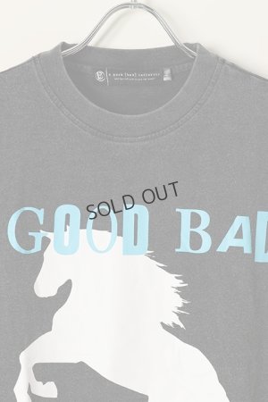 画像2: {SOLD}a good bad influence アグッドバッドインフルエンス HORSE LOGO WASHED T-SHIRT{GB-22-FW11-BLK-BBA}