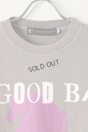 画像2: {SOLD}a good bad influence アグッドバッドインフルエンス HORSE LOGO WASHED T-SHIRT{GB-22-FW11-GRY-BBA}