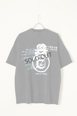 画像1: {SOLD}a good bad influence アグッドバッドインフルエンス SKULL LOGO WASHED T-SHIRT{GB-22-FW12-BLK-BBA}