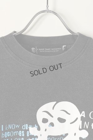 画像2: {SOLD}a good bad influence アグッドバッドインフルエンス SKULL LOGO WASHED T-SHIRT{GB-22-FW12-BLK-BBA}