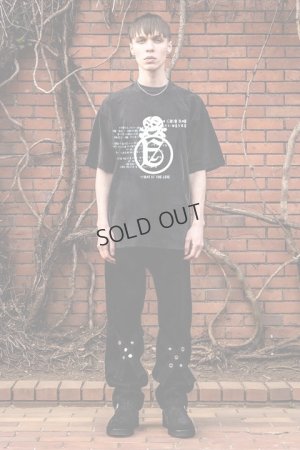 画像6: {SOLD}a good bad influence アグッドバッドインフルエンス SKULL LOGO WASHED T-SHIRT{GB-22-FW12-BLK-BBA}