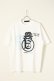 画像1: {SOLD}a good bad influence アグッドバッドインフルエンス SKULL LOGO WASHED T-SHIRT{GB-22-FW12-WHT-BBA} (1)