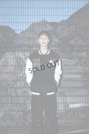 画像9: {SOLD}a good bad influence アグッドバッドインフルエンス HORSE LOGO VARSITY JACKET{-BBA}