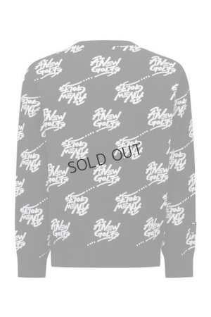 画像2: {SOLD}アニュー ゴルフ ANEW GOLF M ロゴ パターン ジャカード プルオーバー{-BDA}