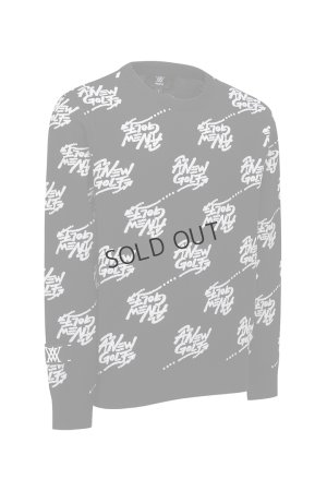 画像4: {SOLD}アニュー ゴルフ ANEW GOLF M ロゴ パターン ジャカード プルオーバー{-BDA}