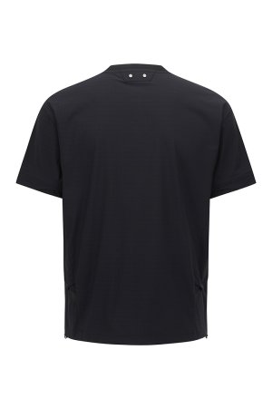 画像2: アニュー ゴルフ ANEW GOLF MEN WOOVEN MIX CREW NECK{AGFMMTS86-BFS}