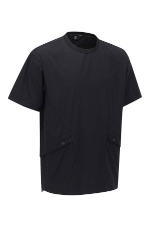 画像4: アニュー ゴルフ ANEW GOLF MEN WOOVEN MIX CREW NECK{AGFMMTS86-BFS}