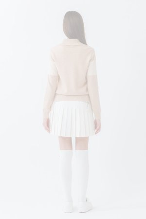 画像14:  {SOLD} アニュー ゴルフ ANEW GOLF W フリースプリーツスカート{-BDA}