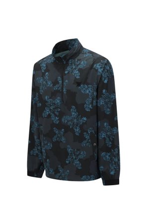 画像3: アニュー ゴルフ ANEW GOLF MEN FA FLOWER PATTERN ANORAK JACKET{-BEA}