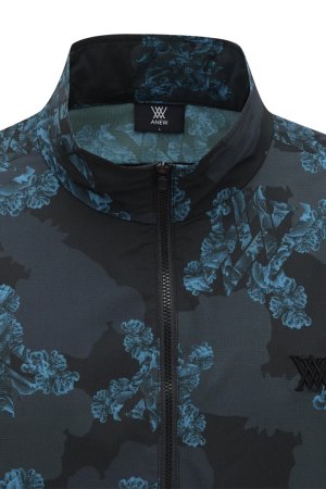 画像5: アニュー ゴルフ ANEW GOLF MEN FA FLOWER PATTERN ANORAK JACKET{-BEA}