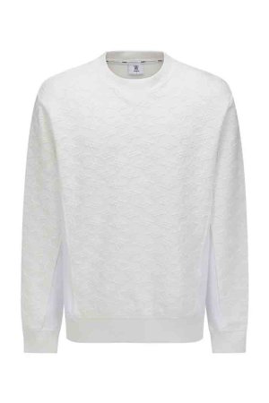 画像1: アニュー ゴルフ ANEW GOLF MEN FA LOGO PATTERN SWEATSHIRT{-BEA}