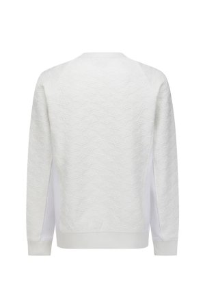 画像2: アニュー ゴルフ ANEW GOLF MEN FA LOGO PATTERN SWEATSHIRT{-BEA}
