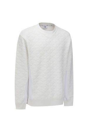 画像4: アニュー ゴルフ ANEW GOLF MEN FA LOGO PATTERN SWEATSHIRT{-BEA}